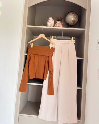 Gianna high waist belted trouser