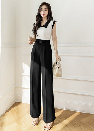 Gianna high waist belted trouser