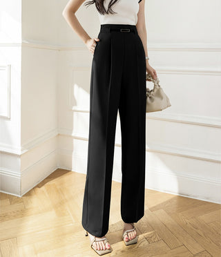 Gianna high waist belted trouser