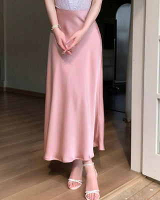 Aveline Satin Flare Skirt