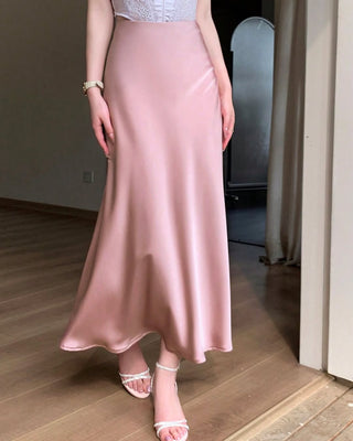 Aveline Satin Flare Skirt