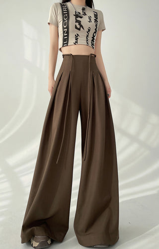 Luxe Drape Pleated Trousers