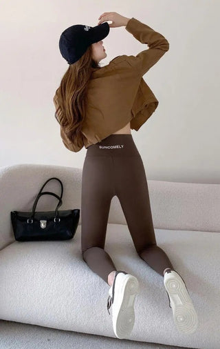 High waist waist lift cozy plush pants( BUY 3 GET 15% OFF USE CODE: COMBO15 )