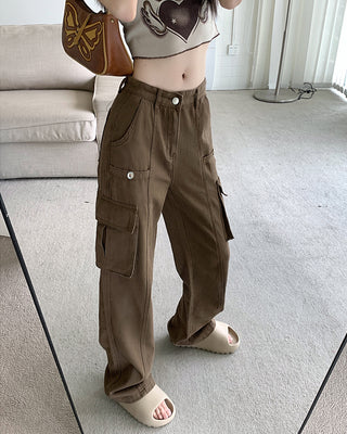 Zephyr wide leg cargo pant.