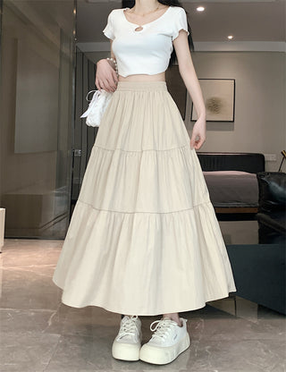 Graceful Harmony Layered Skirt