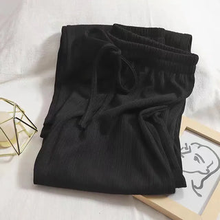 Wide-leg drawstring trousers( BUY 3 GET 15% OFF USE CODE: TROUSER15 )