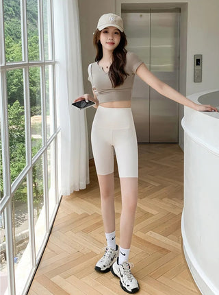 Glam high waist spandex Shorts ( BUY 3 GET 15% OFF USE CODE: COMBO15 )