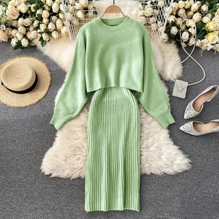 ELIN DRESS & SWEATER SET