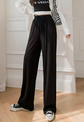 Wide-leg drawstring trousers( BUY 3 GET 15% OFF USE CODE: TROUSER15 )