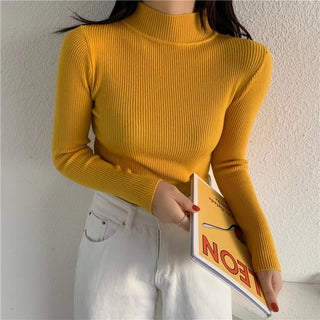 SOFT KNITTED HALF-TURTLENECK PULLOVERS( BUY 3 GET 1 FREE,BUY 6 GET 2 FREE,BUY 10 GET 4 FREE)