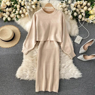 ELIN DRESS & SWEATER SET