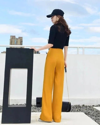 Wide leg formal Trousers