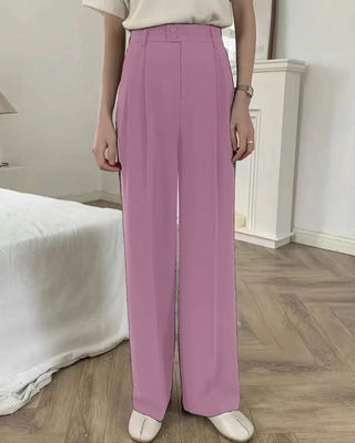 Pleated High Waist Double Button Trouser( BUY 3 GET 15% OFF USE CODE: COMBO15 )