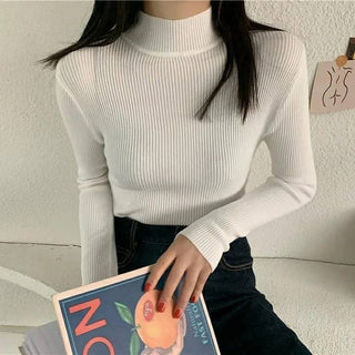 SOFT KNITTED HALF-TURTLENECK PULLOVERS( BUY 3 GET 1 FREE,BUY 6 GET 2 FREE,BUY 10 GET 4 FREE)