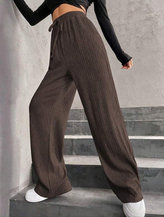 Wide-leg drawstring trousers( BUY 3 GET 15% OFF USE CODE: TROUSER15 )