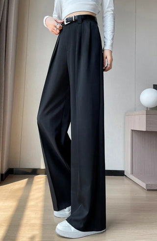 Luxe High-Waisted Pleated Straight fit Trouser(BUY 3 GET 1 FREE USE CODE: FREE)