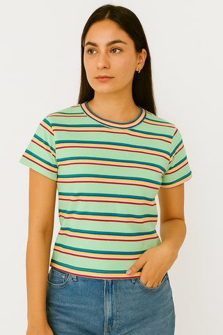 Candy Stripe Top.