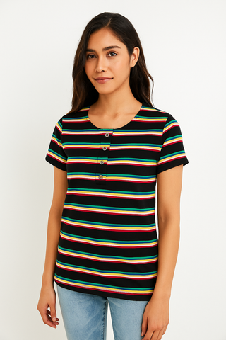 Chill Stripe Vibe Top.
