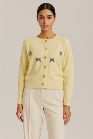 Pastel Bow Cardigan.