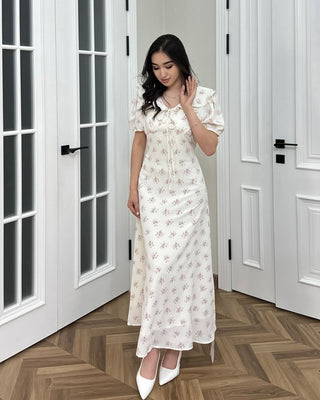 Serena Ruffle Floral Maxi Dress