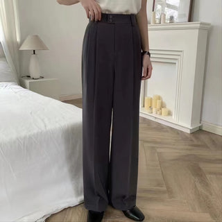 Pleated High Waist Double Button Trouser( BUY 3 GET 15% OFF USE CODE: COMBO15 )