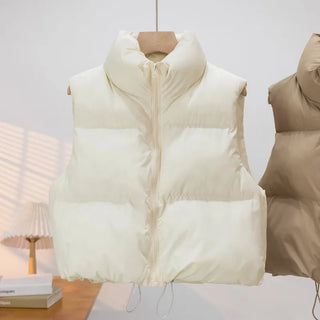 Sienna Cozy Mock-Neck Puffer Vest