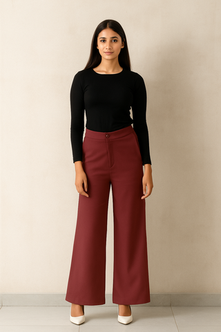 Wide leg formal Trousers