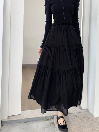 Graceful Harmony Layered Skirt