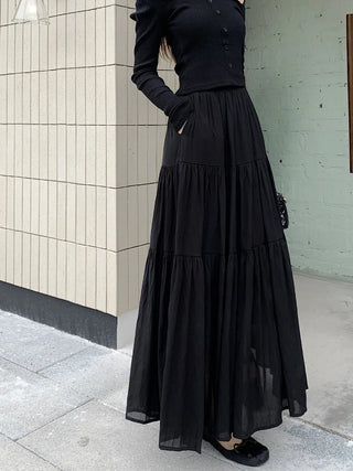 Graceful Harmony Layered Skirt