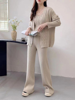 Sophia Soft Knit Cozy Three-Piece Set