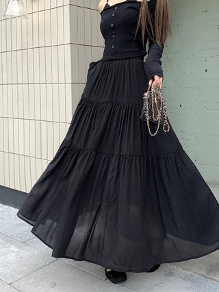 Graceful Harmony Layered Skirt