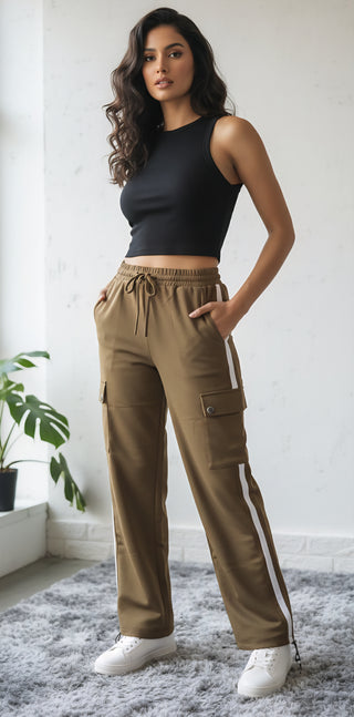 Urban Stripe Cargo Trousers