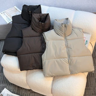 Sienna Cozy Mock-Neck Puffer Vest