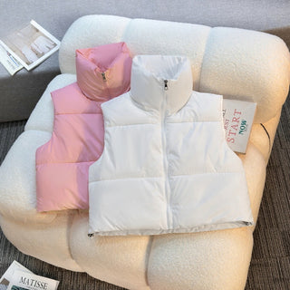 Sienna Cozy Mock-Neck Puffer Vest