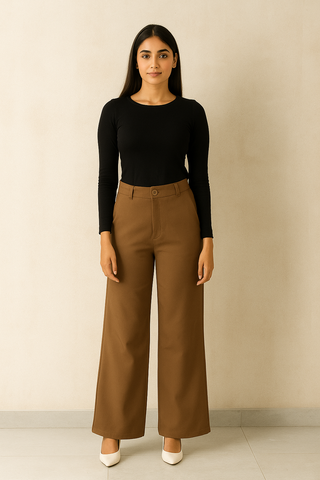 Wide leg formal Trousers