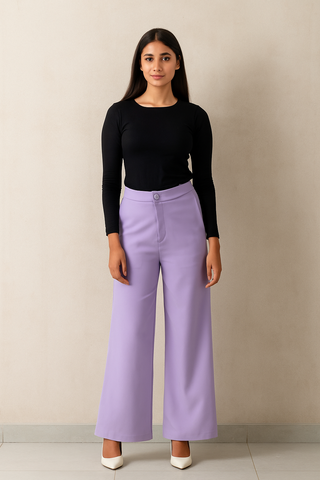 Wide leg formal Trousers