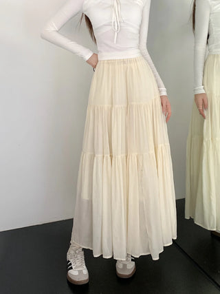 Graceful Harmony Layered Skirt