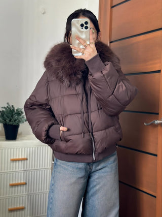 Clara Faux Fur Luxe Quilted Puffer Jacket