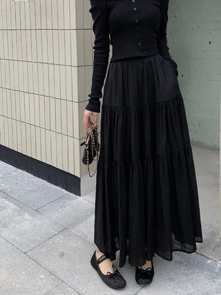 Graceful Harmony Layered Skirt