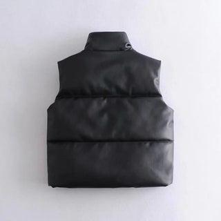 Luna Luxe Mock-Neck Puffer Vest