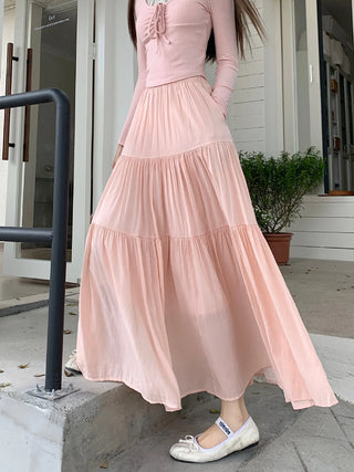 Graceful Harmony Layered Skirt