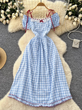 Blueberry Picnic Dress.