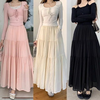 Graceful Harmony Layered Skirt