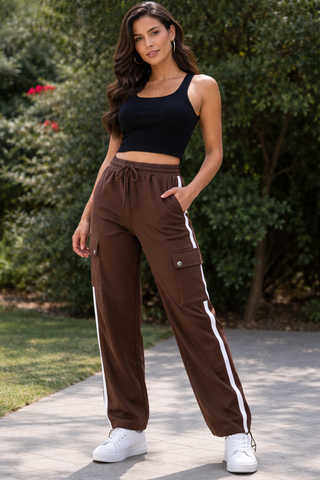 Urban Stripe Cargo Trousers