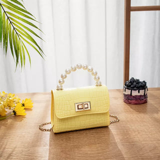 MINI PEARL TOP HANDLE JELLY HAND & CROSSBODY BAG