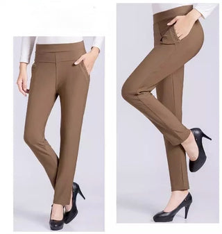 SHAIRA STRETCHABLE HIGH-WAIST PANTS