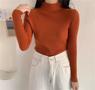 SOFT KNITTED HALF-TURTLENECK PULLOVERS( BUY 3 GET 1 FREE,BUY 6 GET 2 FREE,BUY 10 GET 4 FREE)