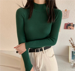 SOFT KNITTED HALF-TURTLENECK PULLOVERS( BUY 3 GET 1 FREE,BUY 6 GET 2 FREE,BUY 10 GET 4 FREE)