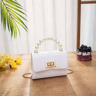 MINI PEARL TOP HANDLE JELLY HAND & CROSSBODY BAG