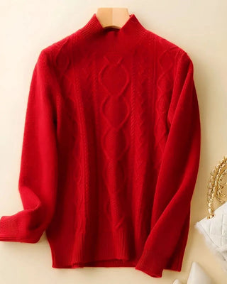 MARGOT HALF HIGH COLLAR SWEATER